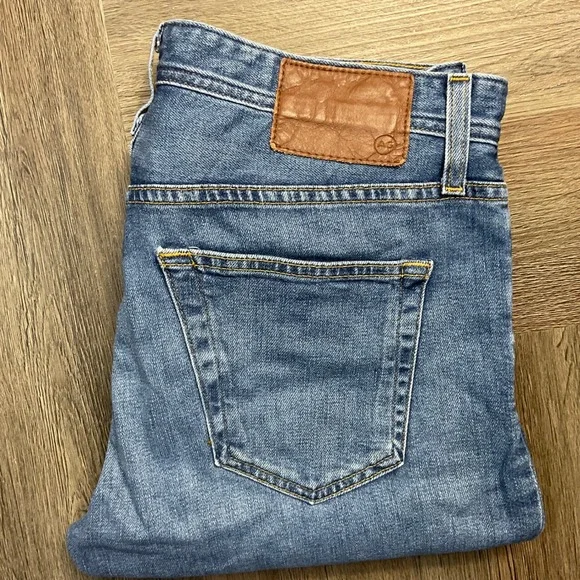 AG Adriano Goldschmied Tellis Modern Slim Jeans Mens 32x34 Blue Japanese Fabric - Picture 3 of 9